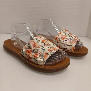 Blowfish Malibu Sunrise Floral Slide Slip On Sandals Size 9 M